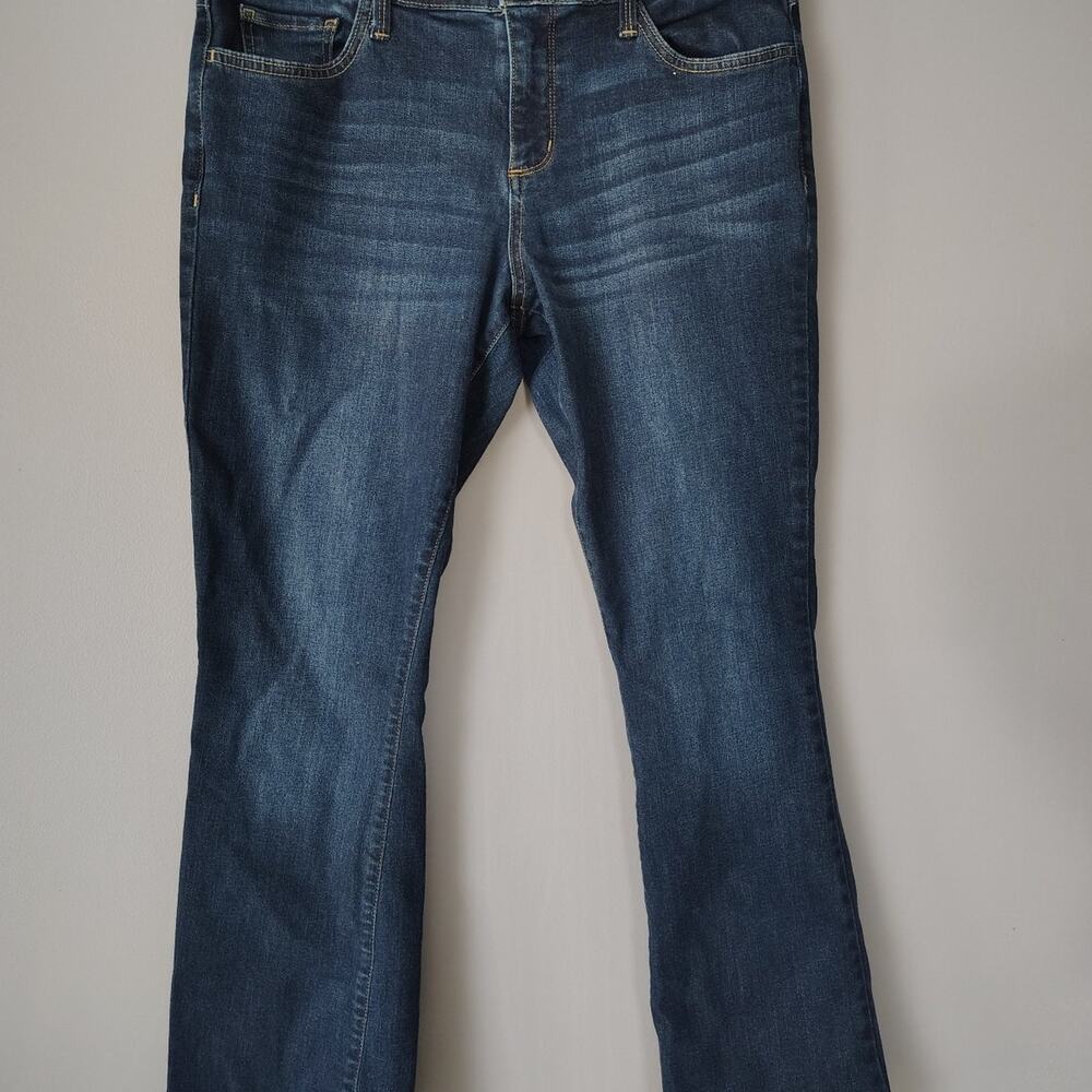 Juniors Arizona Jean Co flare dark wash 13 short